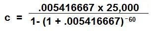 Calculate Car Payment